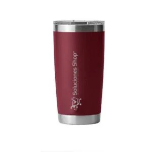 Vaso Térmico Tumblr Color Vino | Con grabado LÁSER