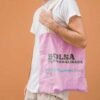 Bolsa De Tela De Colores Personalizada/Tamaño 40cm/ Recicla y cuida el ambiente/ Multiuso