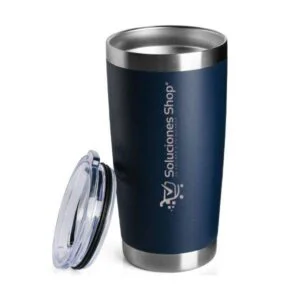 Vaso Térmico Tumblr 20oz Azul Mate | Grabado LASER