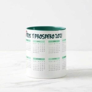 Calendario 2021 taza personalizada un regalo único