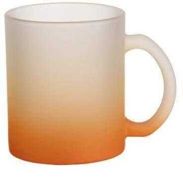 Taza vidrio con color glaseado