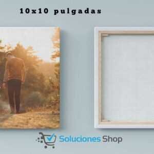 Canva con tensado en bastidor (10x10 Pulgadas )