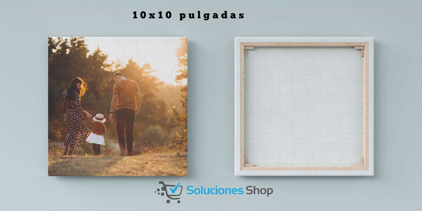 Canva con tensado en bastidor (10x10 Pulgadas )
