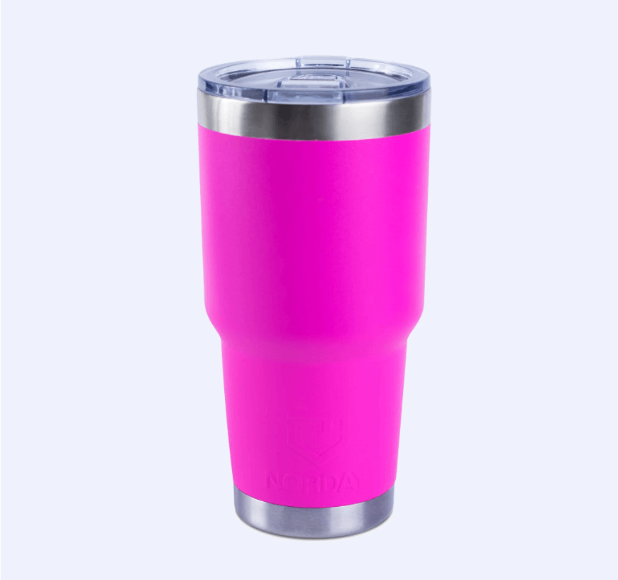 Tumbler 30oz fucsia mate | Con grabado láser