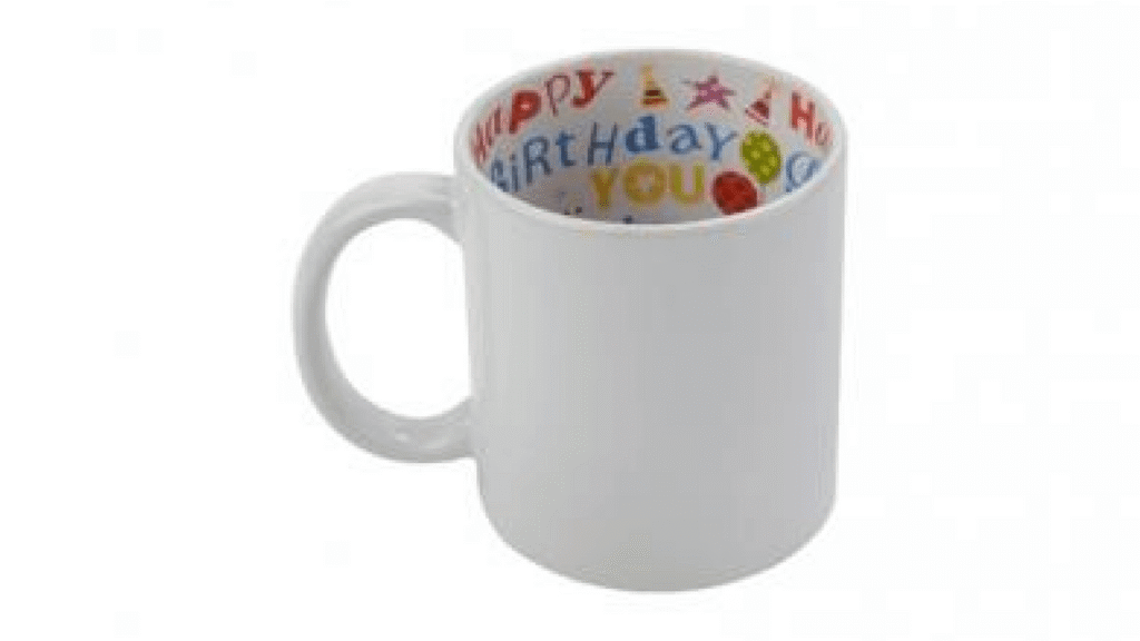 Taza fondo para cumpleaños personalizada