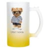 JARRA CERVECERA COLOR AMARILLO LIMON