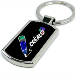 Llavero Metálico Personalizado Rectangular – Elegancia y Calidad