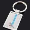 Llavero personalizado metálico rectangular