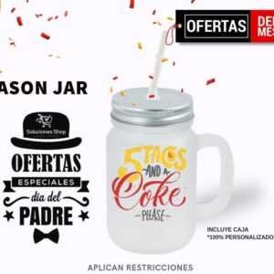 Mason Jar personalizado a tu gusto│Precio de promoción