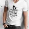 Camisa de algodón personalizada en vinilo textil
