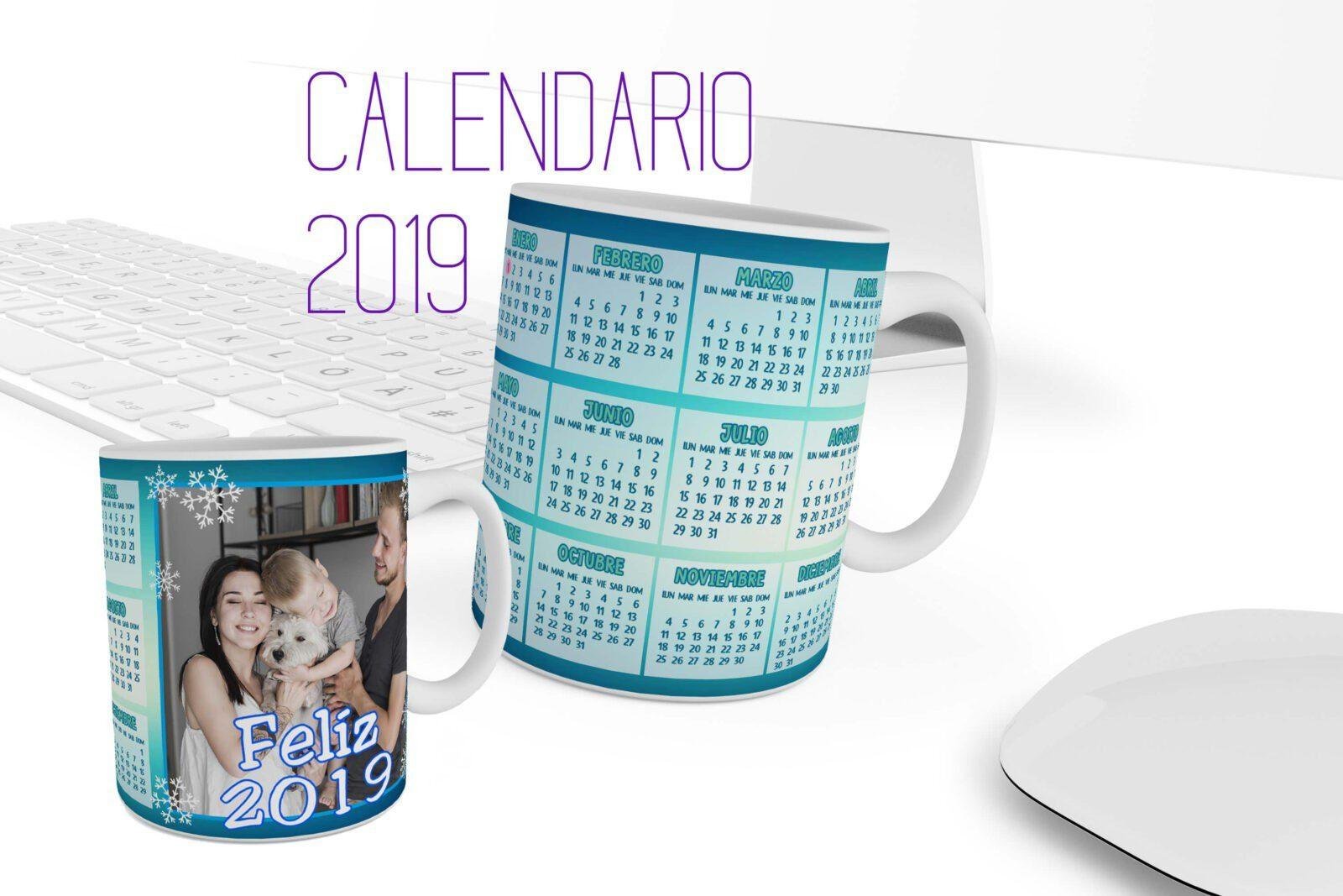 Taza calendario 2019 Personalizada de alta calidad