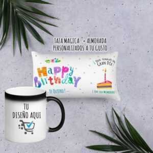 Oferta especial/ Almohada + Taza mágica personalizada/ Almohada 20x30 anti deformable