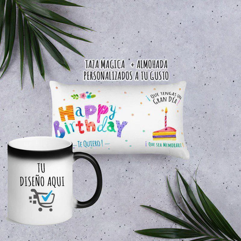 Oferta especial/ Almohada + Taza mágica personalizada/ Almohada 20x30 anti deformable