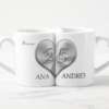 Promoción: Tazas Pareja de corazón toda ocasión