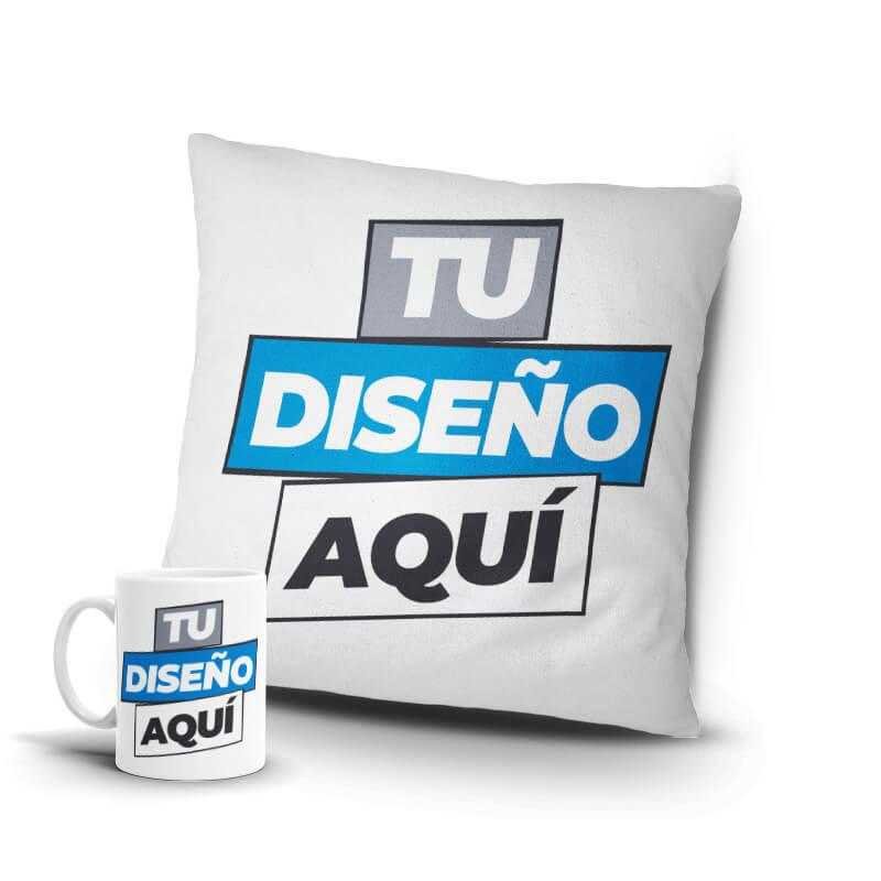 Taza + Almohada personalizada con tu diseño favorito