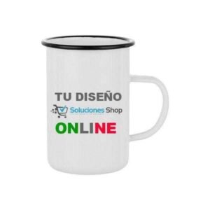 Taza Enamel 450 ml/ Enamel Mug 450 ml/ Taza enamel