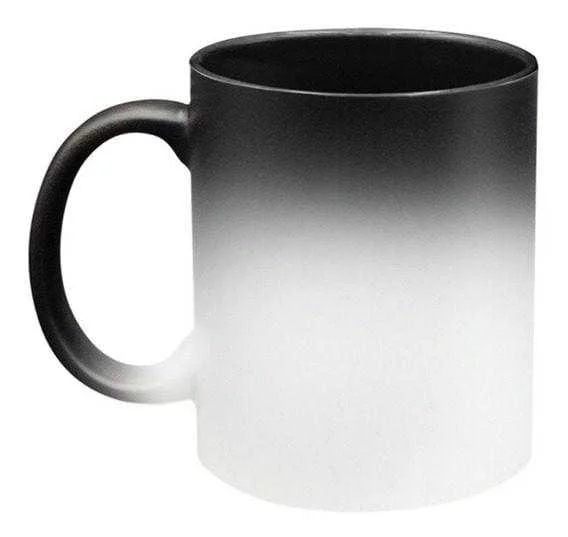 Taza Mágica interior negro cambia el calor Diseño impreso al gusto Taza Mágica interior negro cambia el calor Diseño impreso al gusto