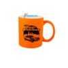 Taza Neón Naranja Personalizada