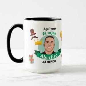 Taza caricatura de Abuelo de 15oz