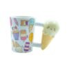 Taza con asa forma de cono diseño Helado