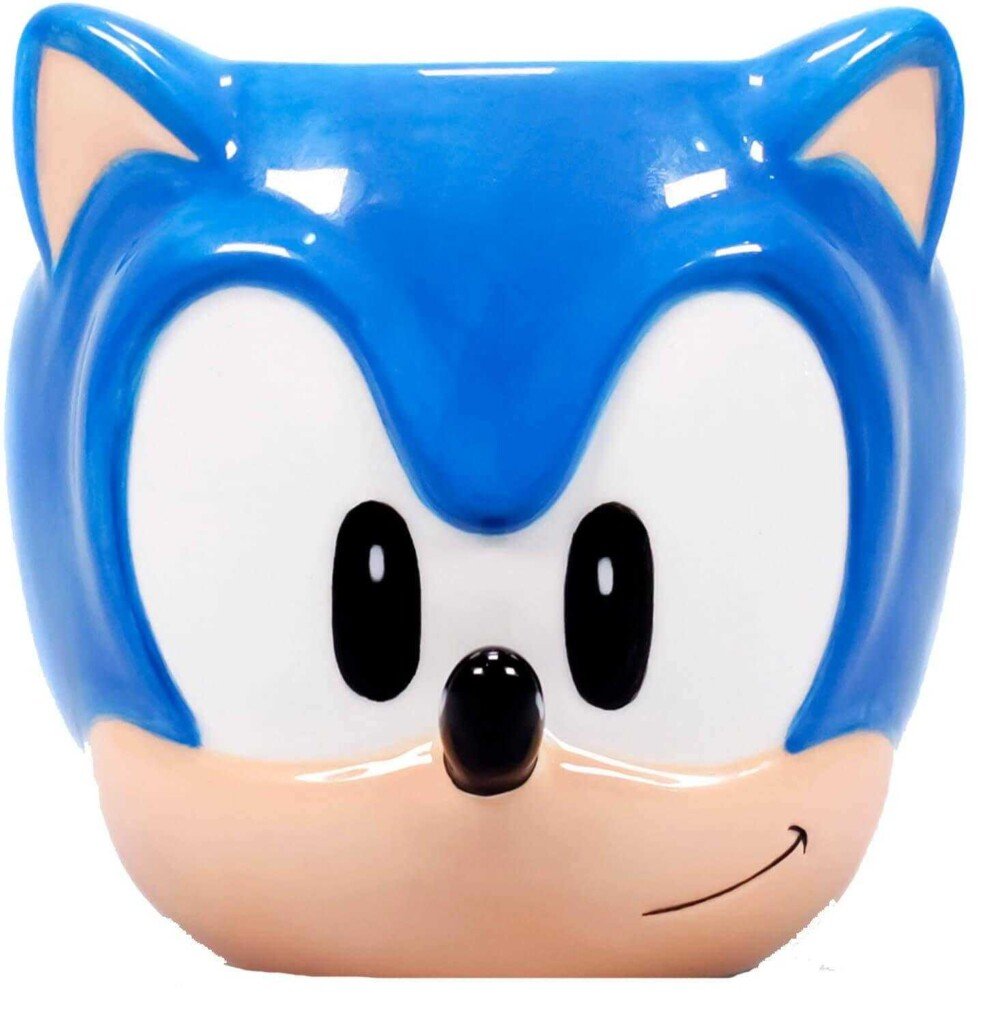 Taza con forma caricatura Sonic Calidad AAA