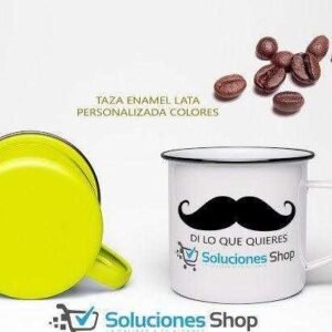 Taza de Enamel Colores│Personalizados