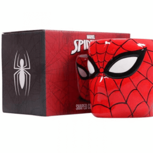Taza forma de cara Spiderman | Calidad