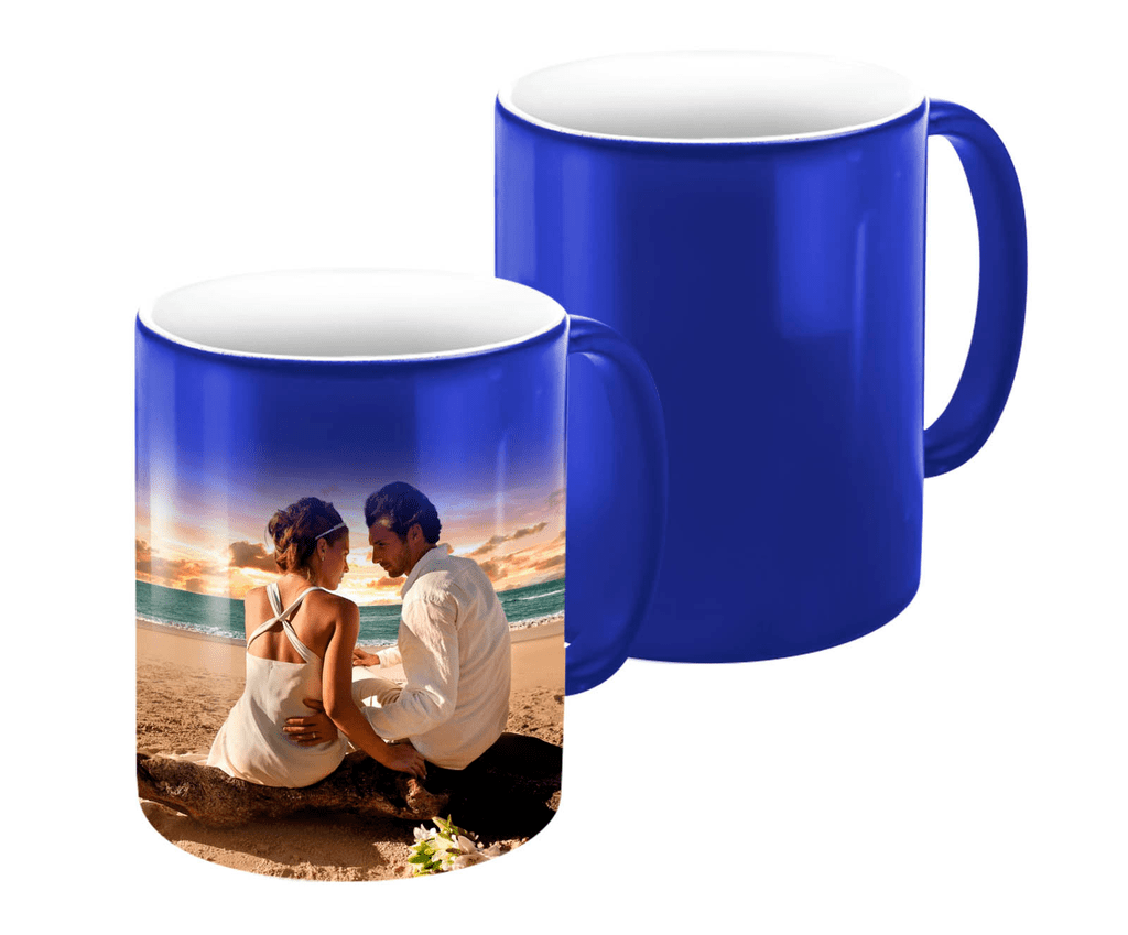 Tazas Magicas Personalizadas - Taza personalizada Azul (11 oz)