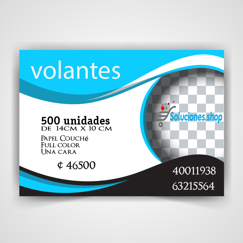 Volantes full color 14x10