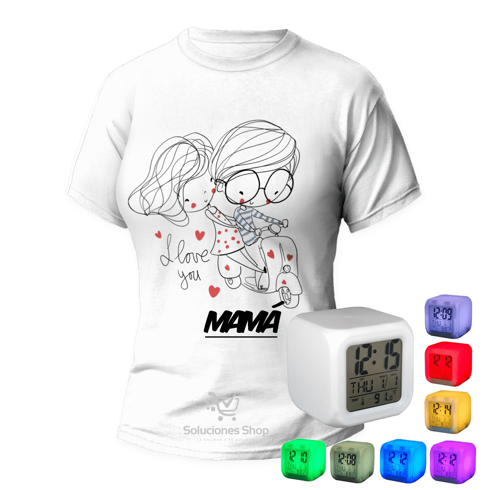 Reloj led mas camisa personalizada Promoción