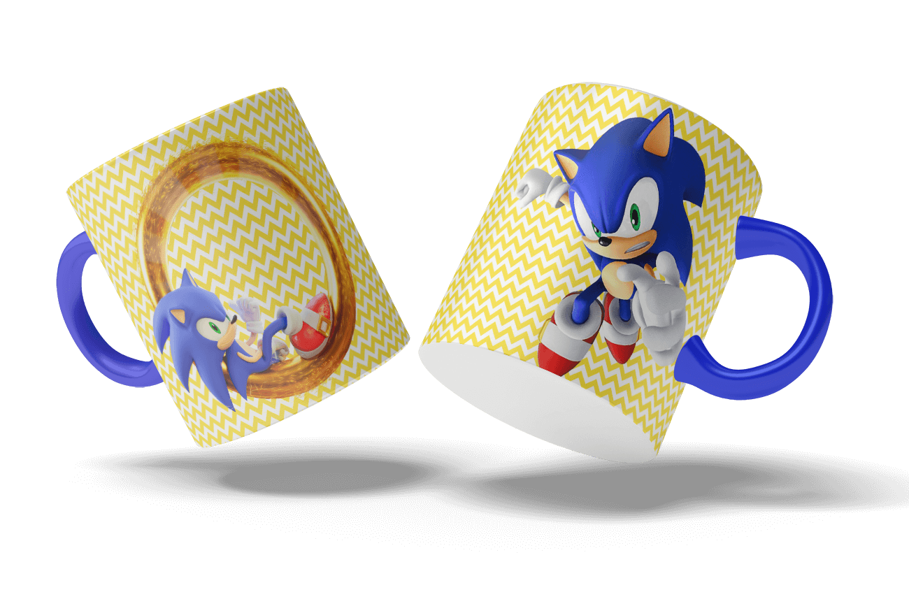 Nuevos Diseños para tazas de SONIC | Tazas personalizadas Colecionables