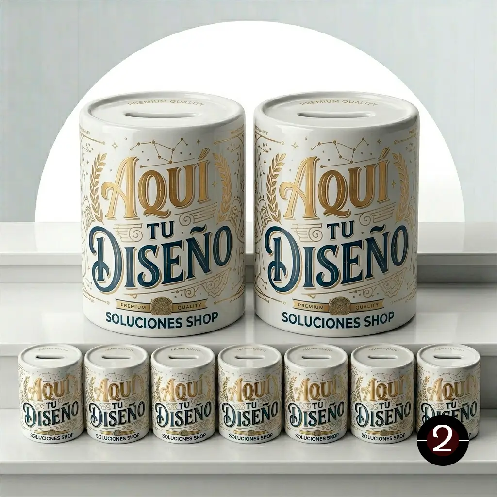 Alcancías Personalizadas de 11oz Oferta 2 o más unidades