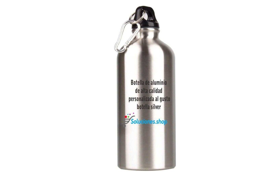 Botellas de aluminio personalizadas, Logos, Fotos