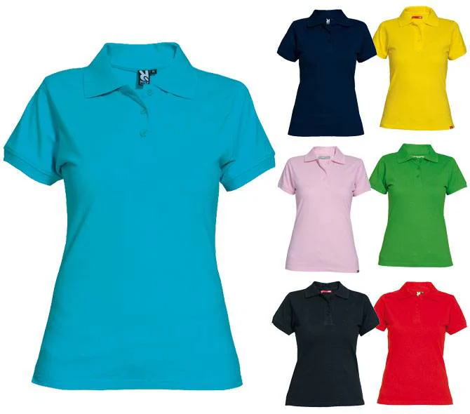Camisa para uniforme tipo polo con logos