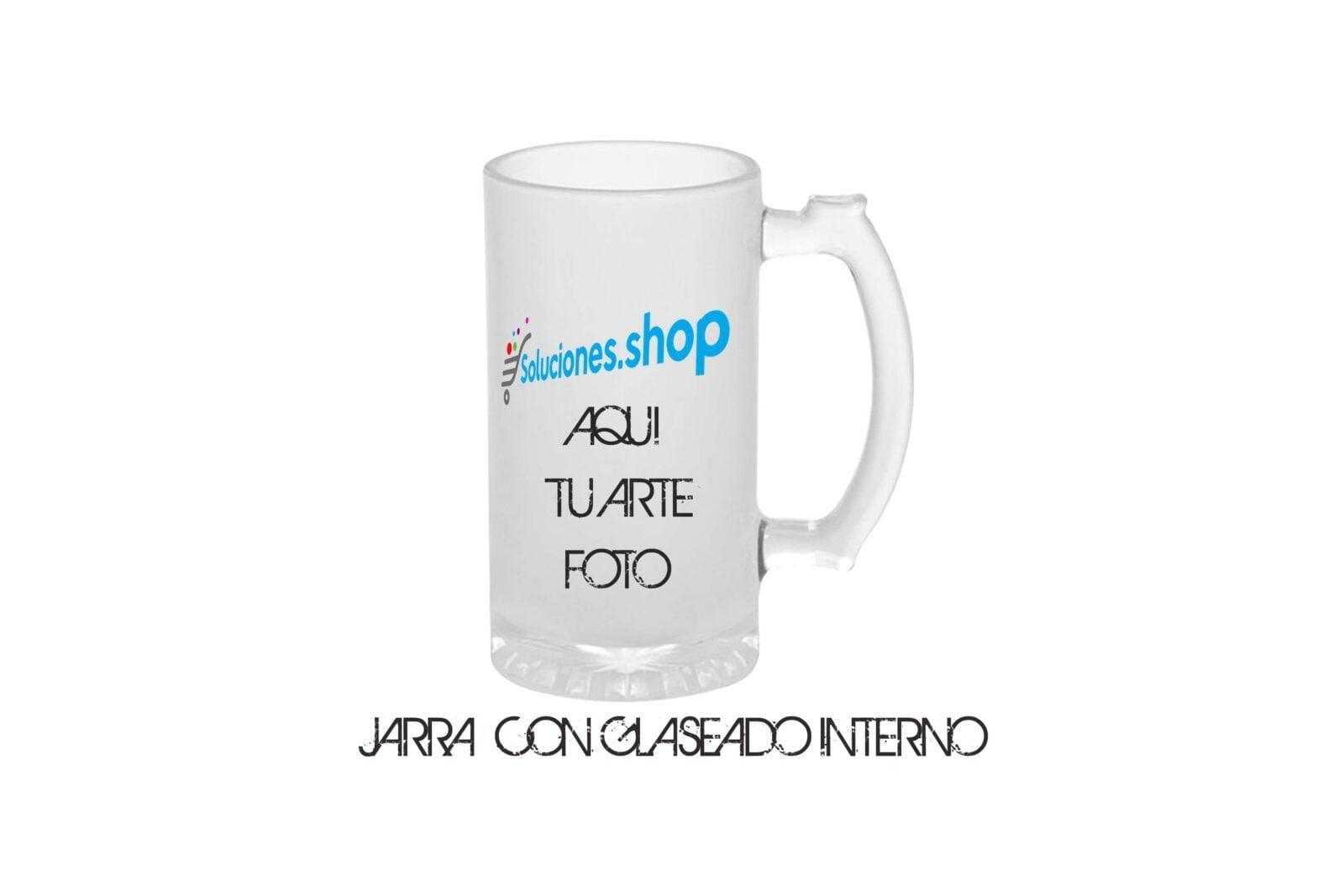 Jarra cervecera glaseada Interior│Articulo Personalizado