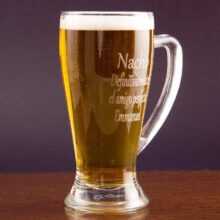 Jarra cervecera Vidrio Personalizado glaseado