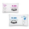 Pareja de almohadas diseños temáticos/Juego de almohadas 20X30, con relleno anti deformable