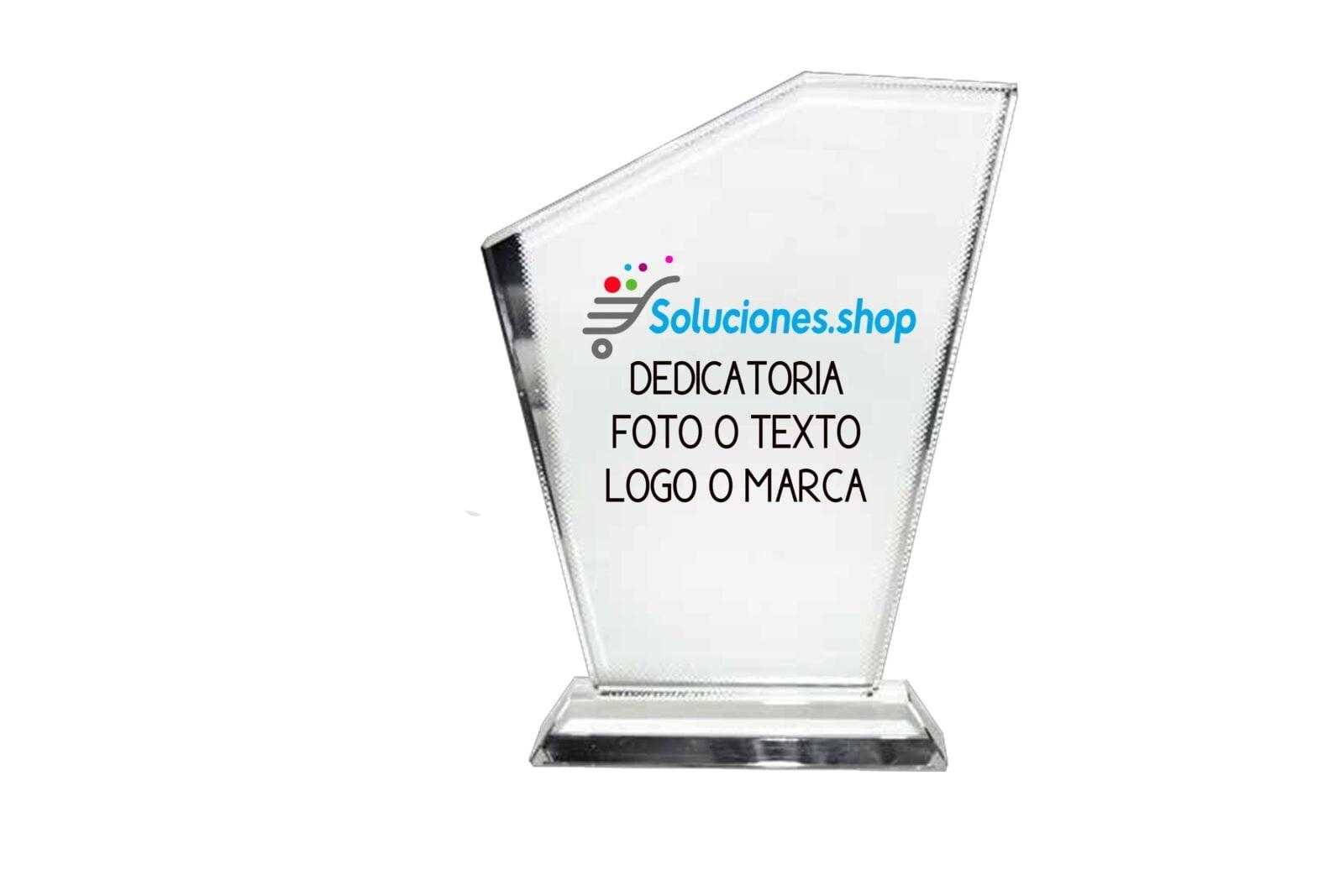 Reconocimiento vidrio Triangular│Artículos Personalizados