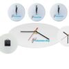 Reloj vidrio de Pared 20cm│Artículos Personalizados