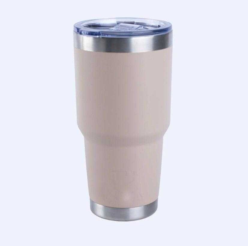 Tumblr térmico de 30oz Rosado mate | Grabado Láser