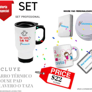 Set Profesional Artículos Personalizados