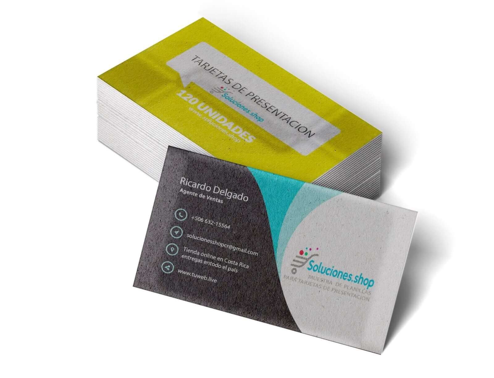 Tarjetas de Presentación Personales o de negocios - Soluciones Shop® Tienda Oficial