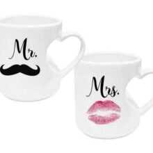 Taza con Asa en forma de corazón