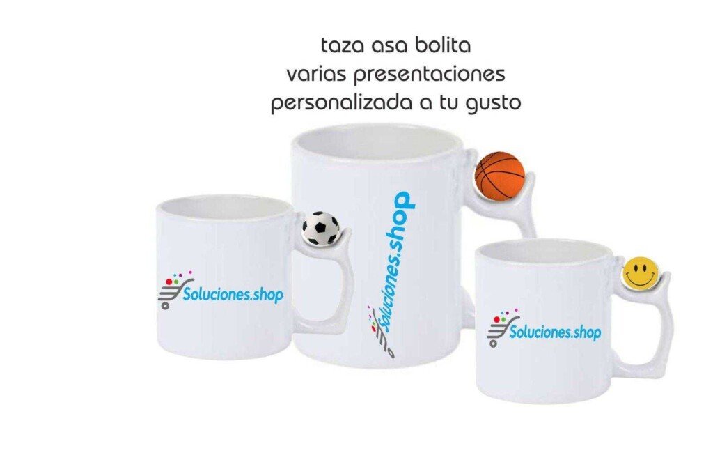 Taza blanca decoración bola fútbol 11 oz Personalizada