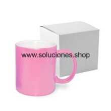 Taza colores escarchada para personalizar a tu gusto
