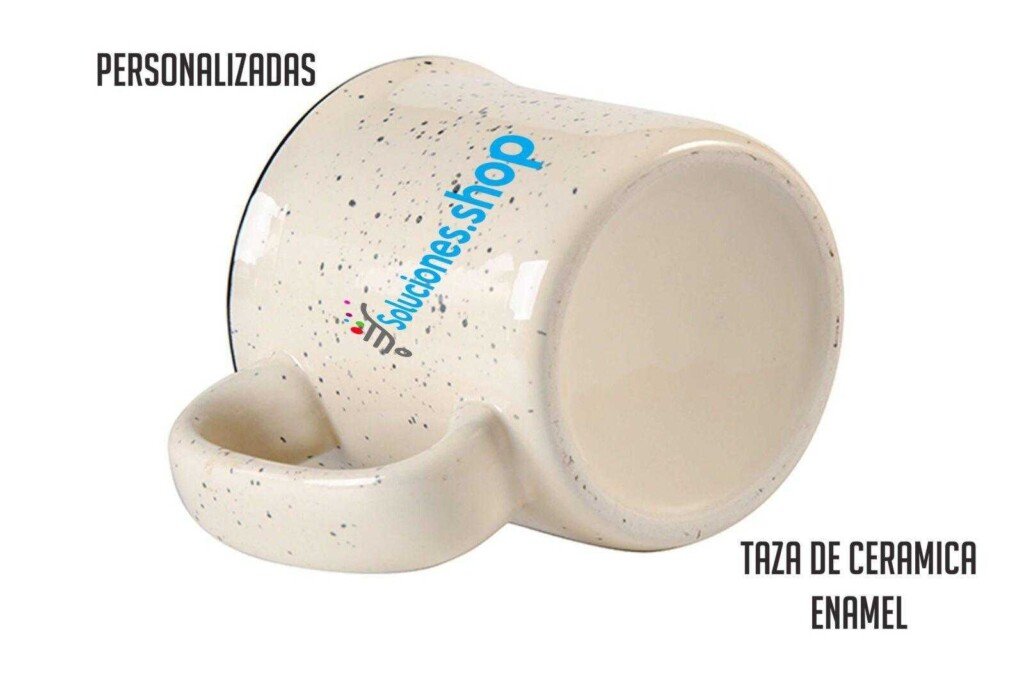 Taza de Cerámica Esmalte 13oz Personalizada