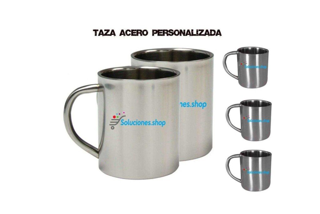 Taza En Acero con Foto, Texto, Logo │ Articulo Personalizado
