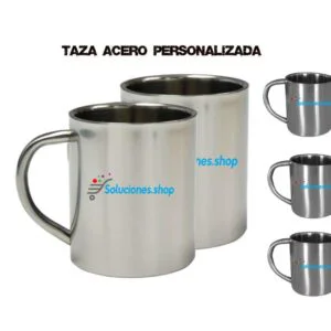 Taza En Acero con Foto, Texto, Logo │ Articulo Personalizado