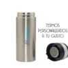 Termo metílico blanco o silver personalizado 350ml