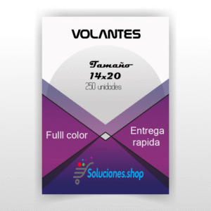 Volantes ful color 14CM X 21 CM